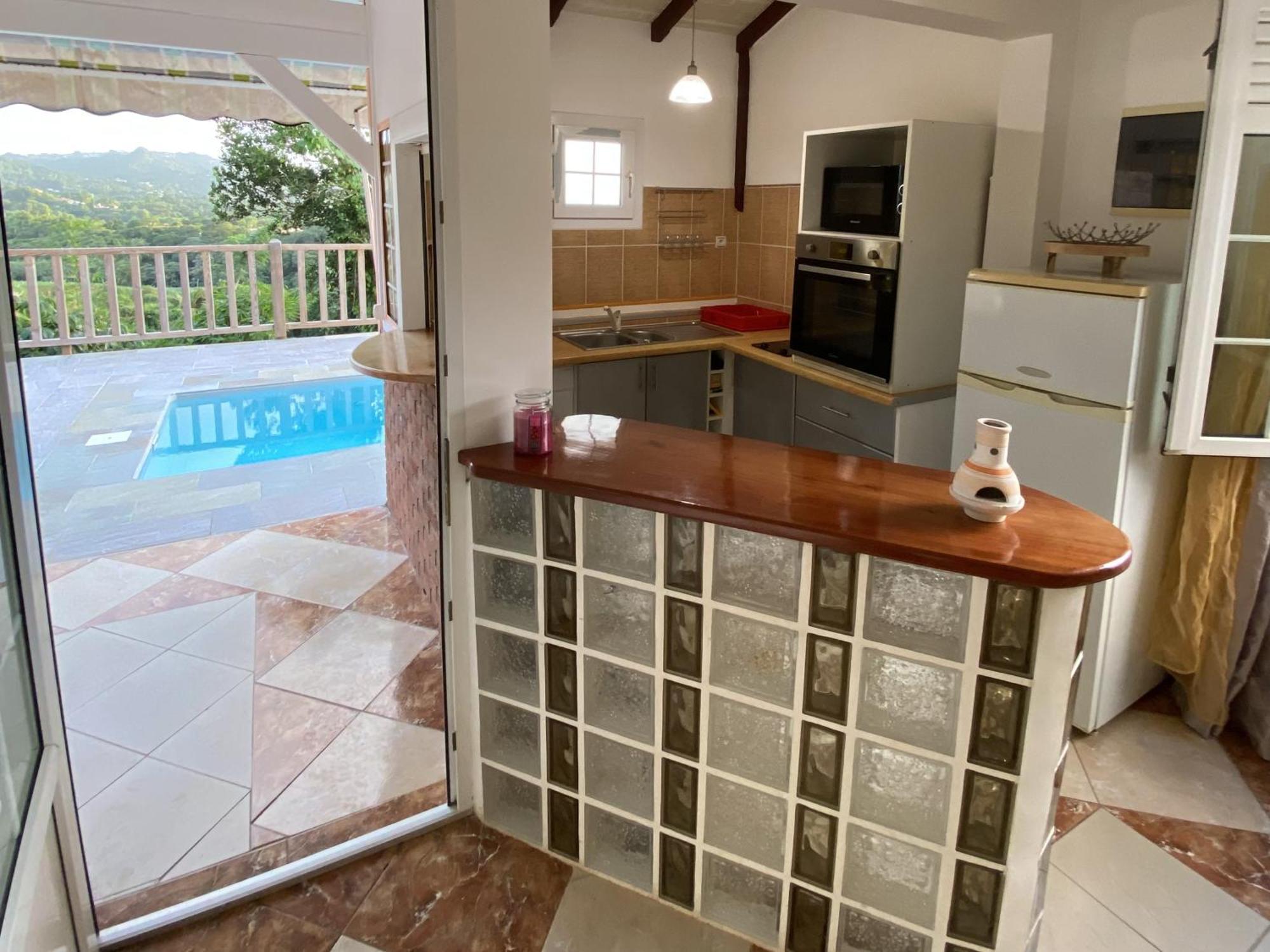 Appartement T2 - Vue Campagne Le Robert Dış mekan fotoğraf